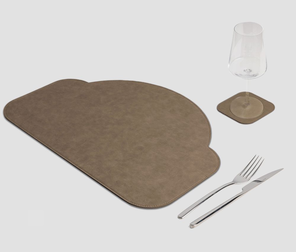 Mantel individual vintage con arco de tierra