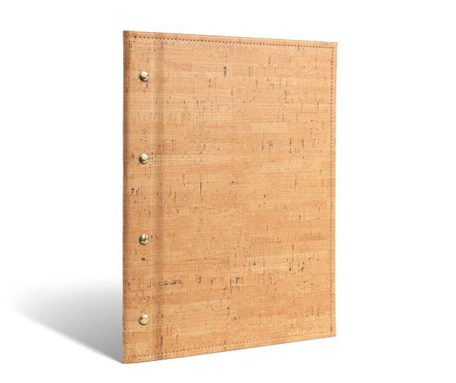 Menú de rosca en corcho natural