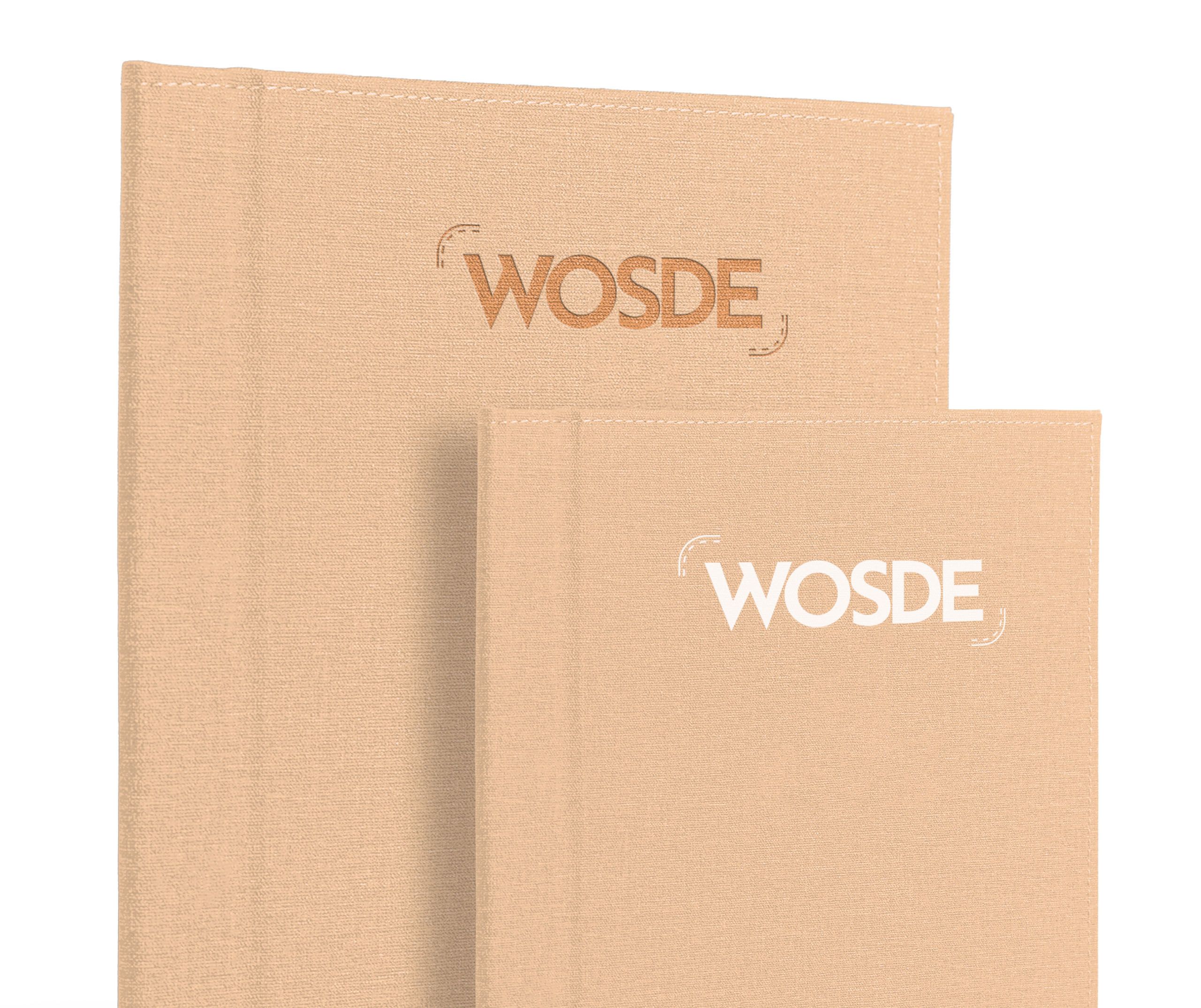 Menú magnético en rosa texturizado