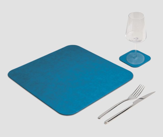 Mantel individual cuadrado de aviación vintage