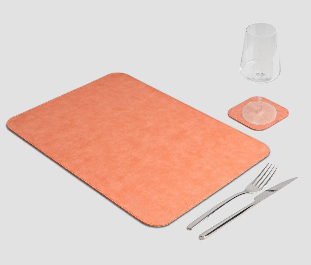 Tovaglietta Rettangolare classica Vintage salmone