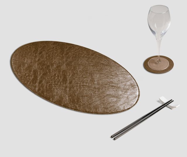 Oval Metal Oxide Placemat