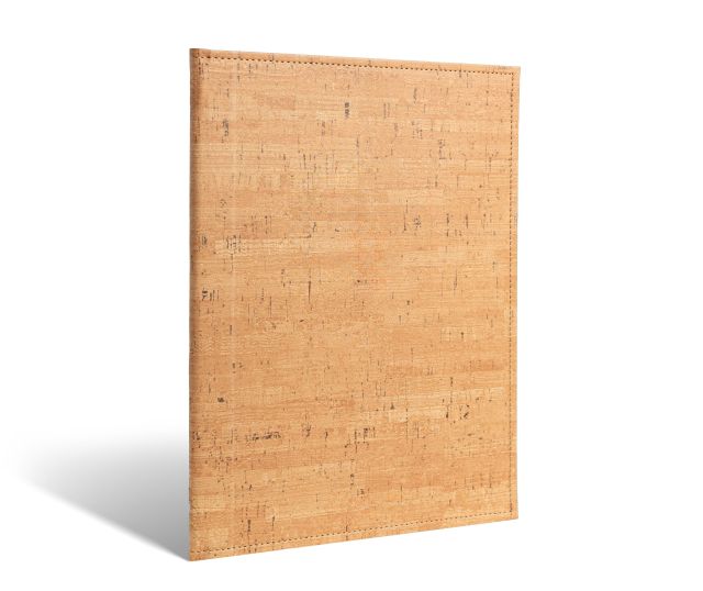 Magnetic menu in natural cork
