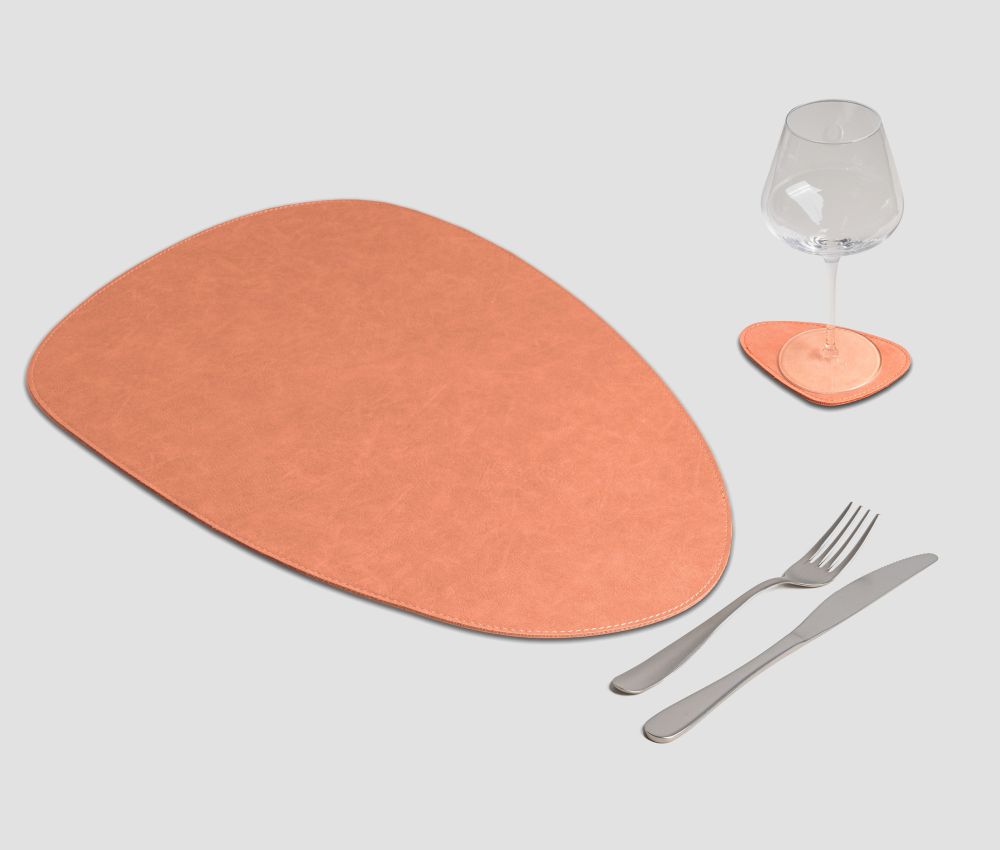 Vintage Drop Placemat Salmon