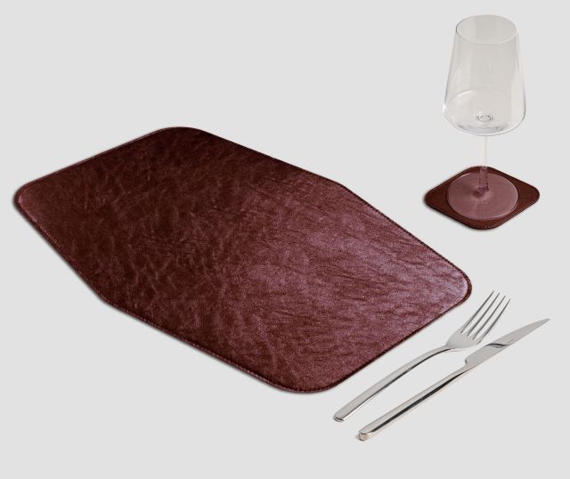 Tovaglietta Libro Metal bordeaux