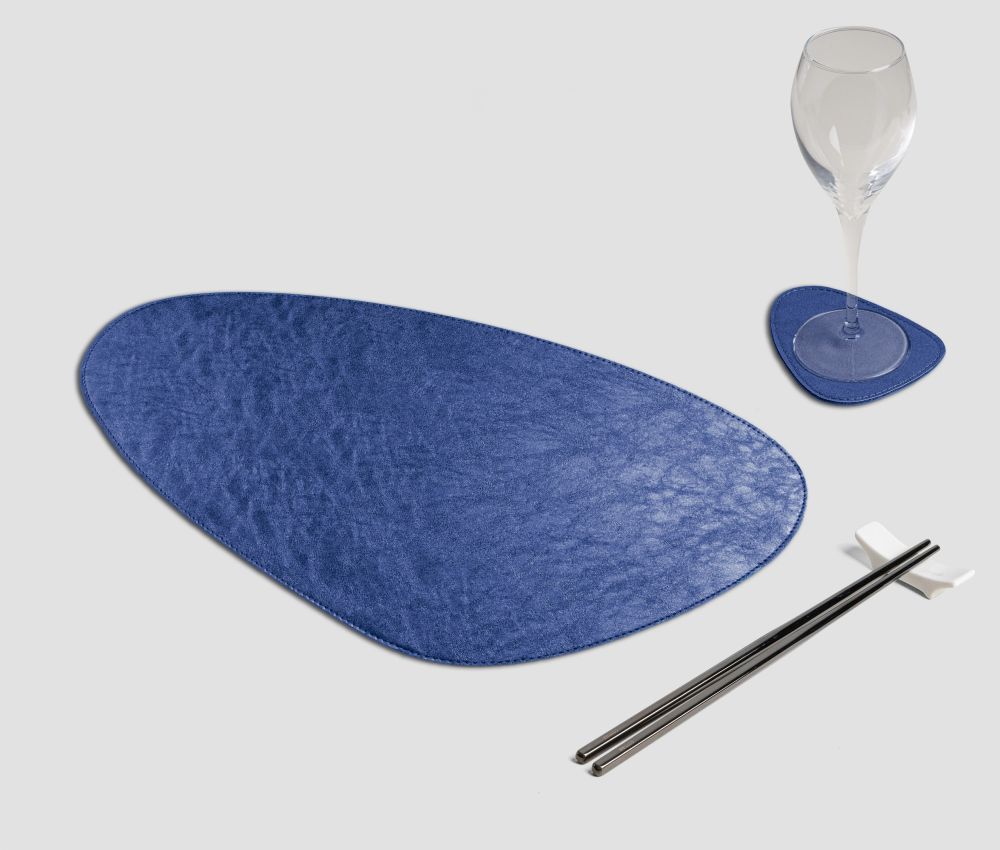 Tovaglietta Goccia Metal blu