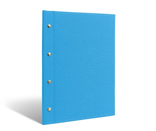 Menu a vite in trama azzurro