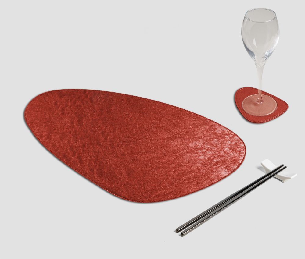 Tovaglietta Goccia Metal rosso