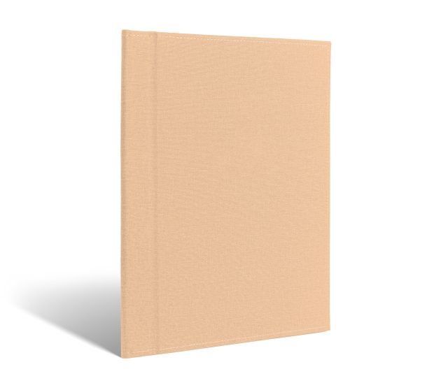 Magnetic menu in textured hemp