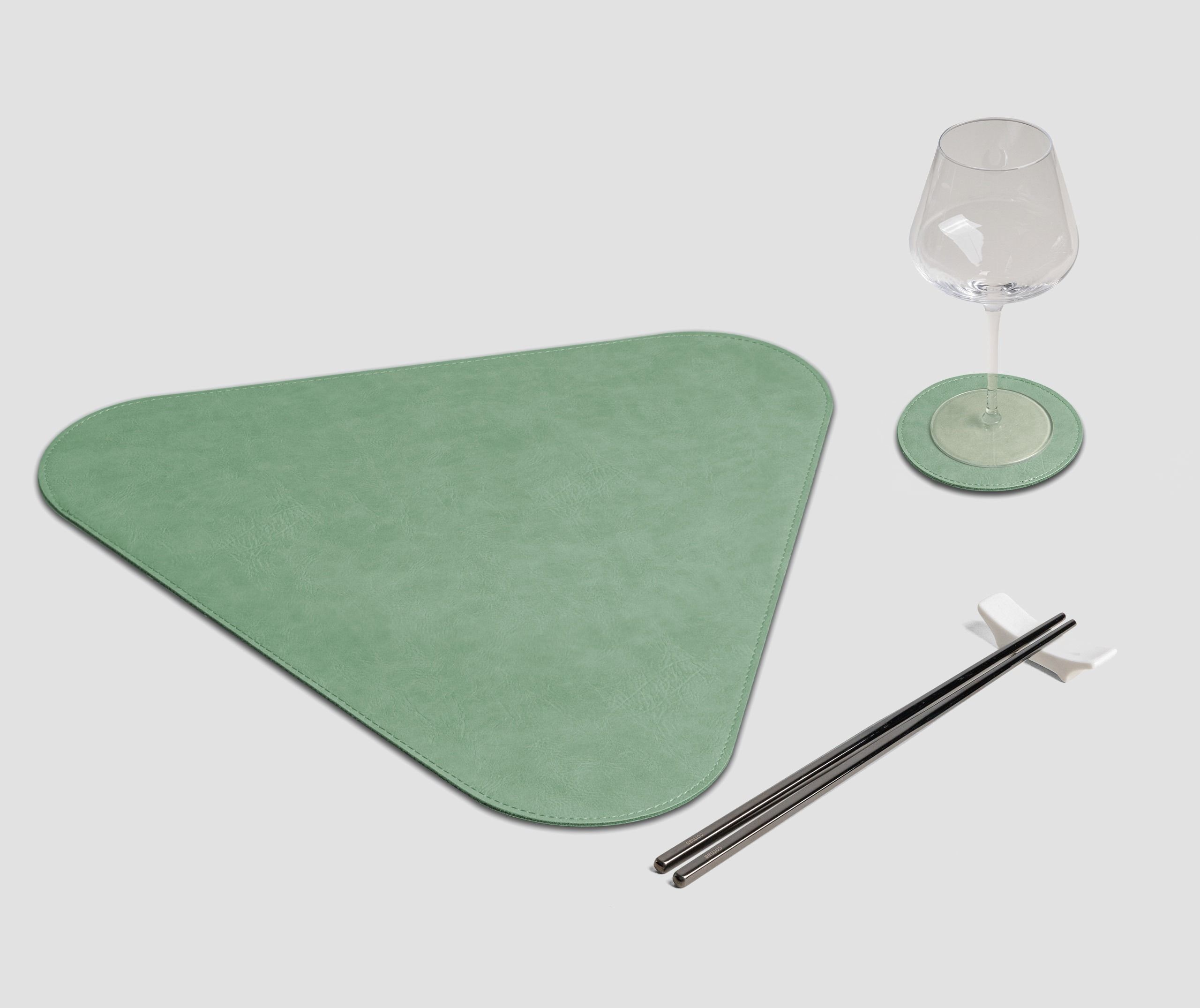 Vintage Sage Triangle Placemat