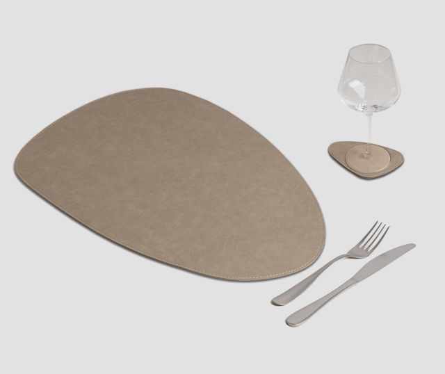 Mantel individual vintage con efecto humo