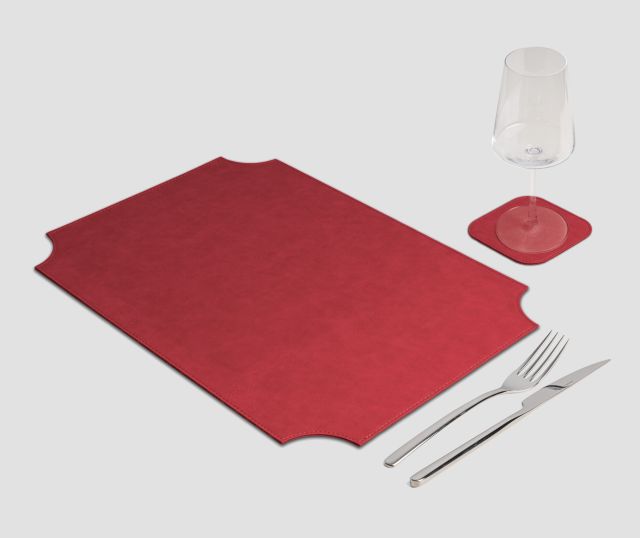 Mantel individual rectangular barroco vintage para fuego