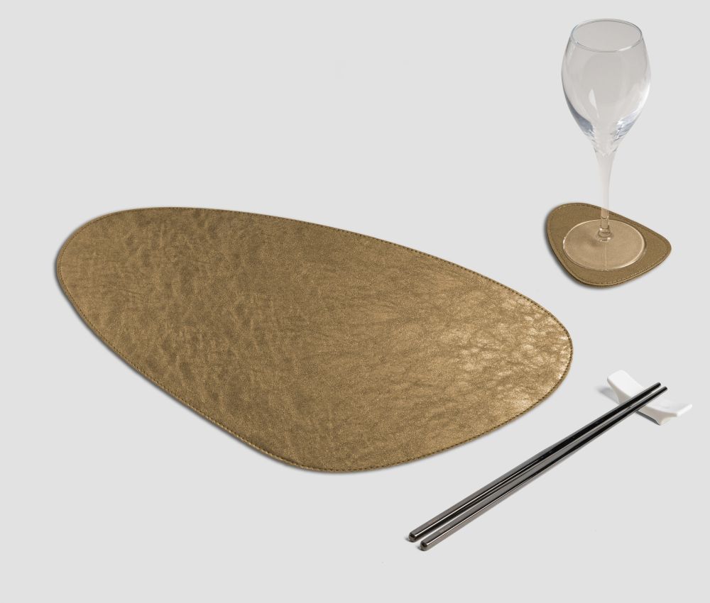 Drop Metal Gold Placemat