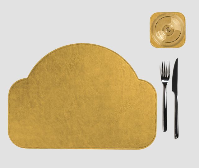 Black Metal Square Placemat