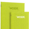 Menu with elastic in textured lime-2