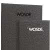Menu with elastic in textured black-2